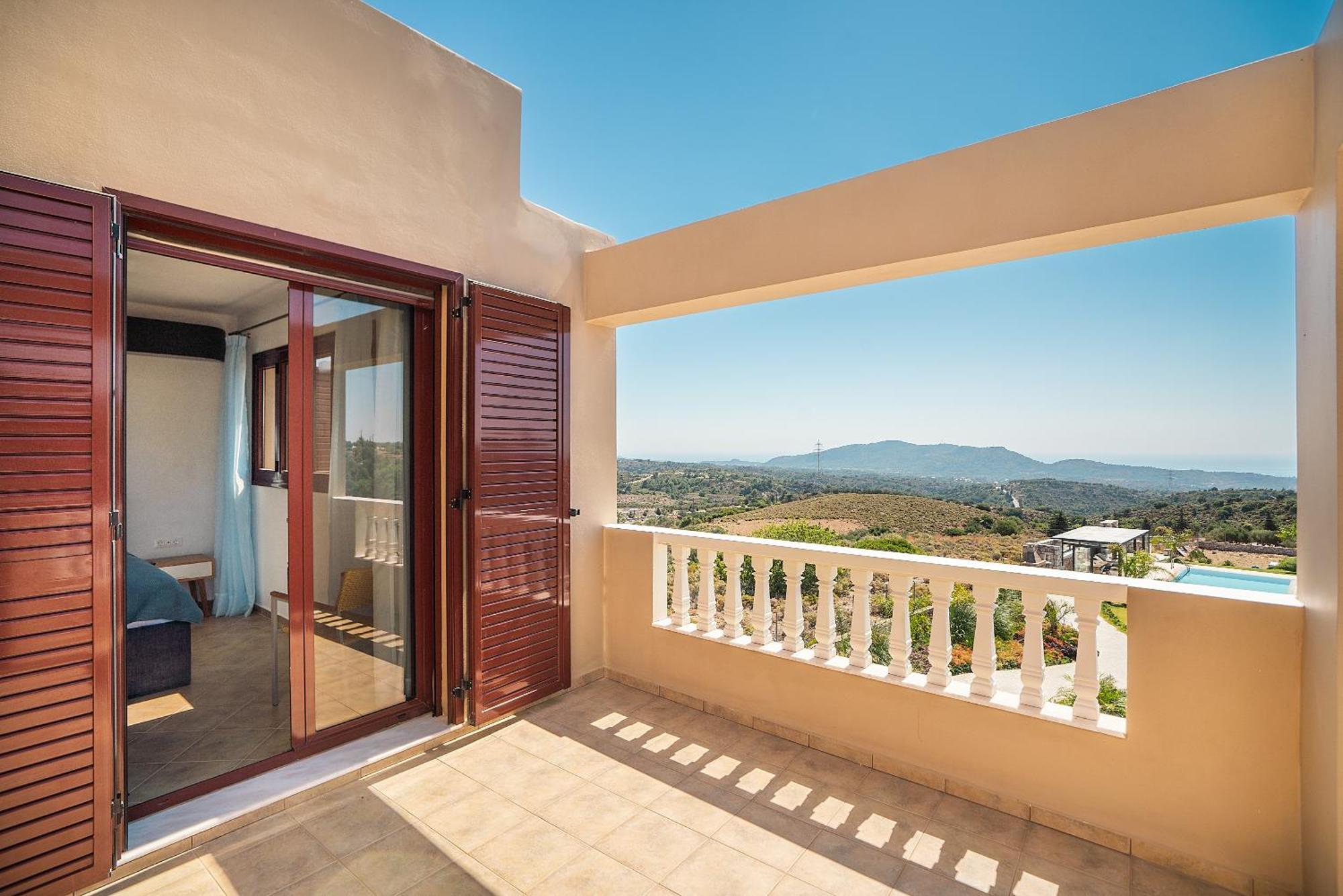 Sky Hills Villa Psinthos Bagian luar foto
