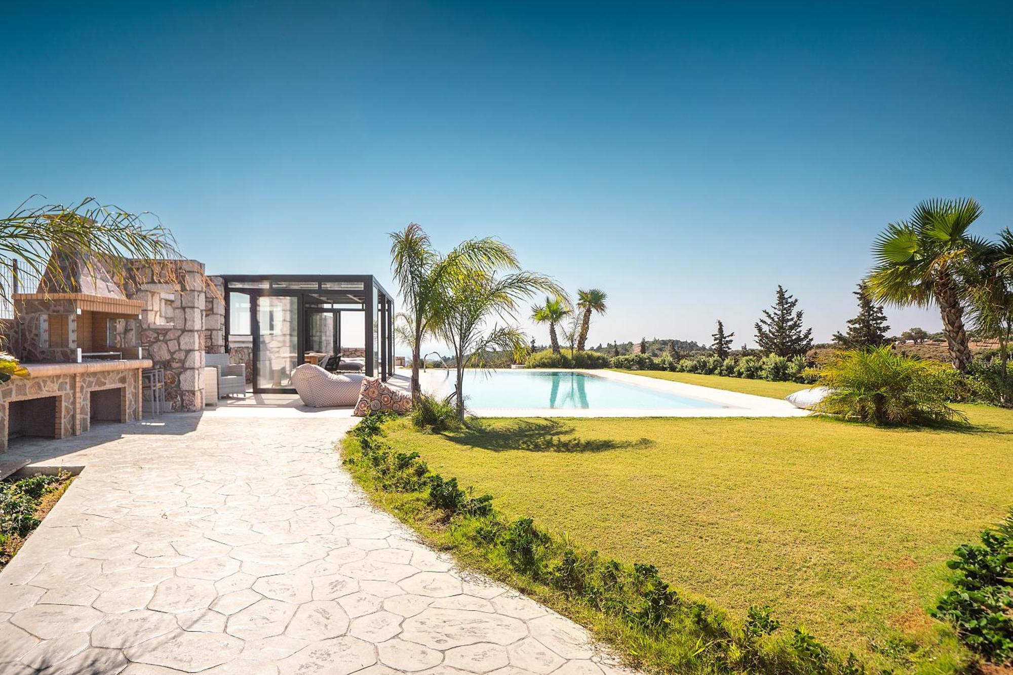 Sky Hills Villa Psinthos Bagian luar foto